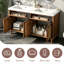 Meuble-lavabo 60 po avec double lavabo-935965091