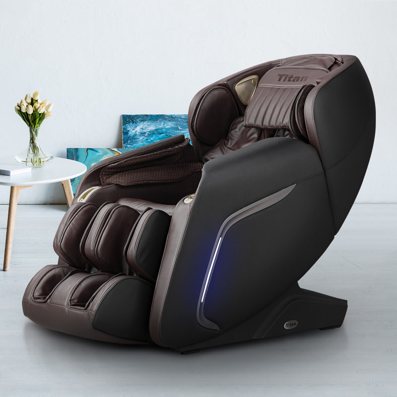 Fauteuil de massage TP Cosmo, Similicuir brun, Brun