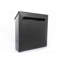Contemporary Wall Mounted Reverse Mounting Galvanised Steel Lockable Weatherproof Post Box -36x36x11cm-64111941
