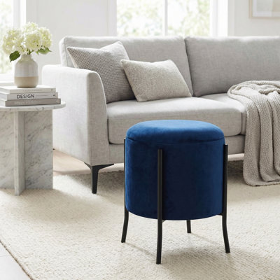 Daylany Velvet Ottoman