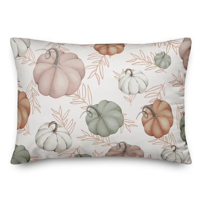 Polyester Lumbar Rectangular Indoor/Outdoor Pillow Cover & Insert