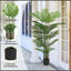 Nordic Wind Simulation 18 Loose Tail Tournesol Green Pot Living Room Decorator Iron Leaves 2Pcs / Set