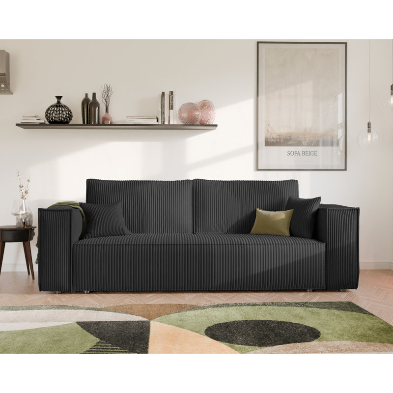 3 Seater Sofa, Black