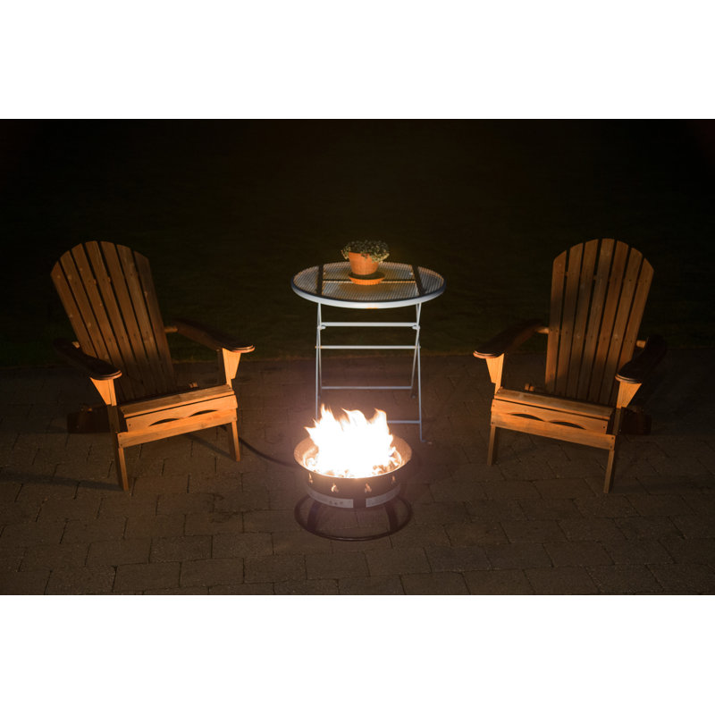 Round Steel Propane Fire Pit