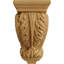 Petit corbeau en bois d'acanthe, l 3 1/2 po x P 4 po x H 7 po (paquet de 4)-73318489-73642328