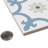 Daria 10" x 10" Porcelain Patterned Wall & Floor Tile-48698117