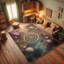 Machine Printed 177cm X 122cm Area Rug