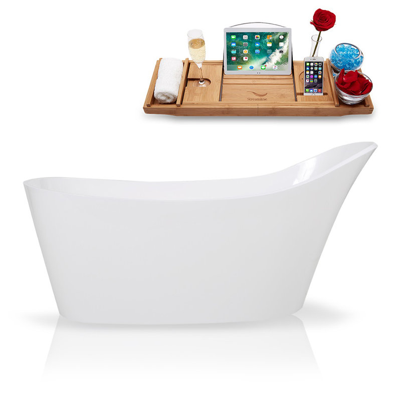 Baignoire de trempage autoportante 65 po. X 30 po. 65 po x 30 po