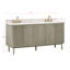 Blakely 72" Free Standing Double Bathroom Vanity with Quartz Top-425402981-425402980-464111283