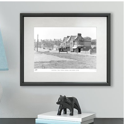 Seaton, The Town From Car Park C1950 by Francis Frith - Single Picture Frame Print