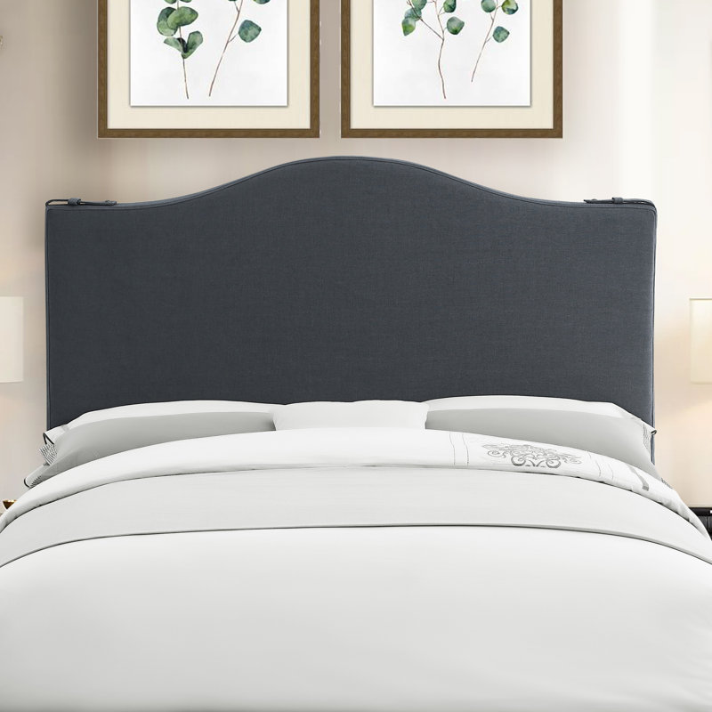 Tête de lit capitonnée et capitonnée, tête de lit en bois massif avec pieds en bois, tête de lit en tissu au design moderne