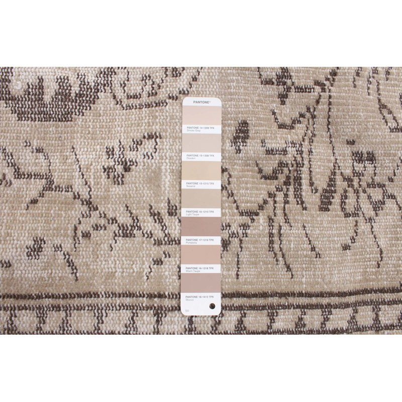 Tapis ivoire foncé à transition de couleur 5 pi 0 po x 8 pi 11 po