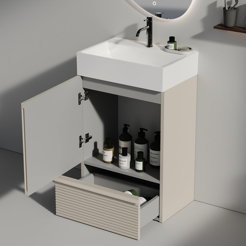 Lavabo de salle de bain Cashmere, Gris