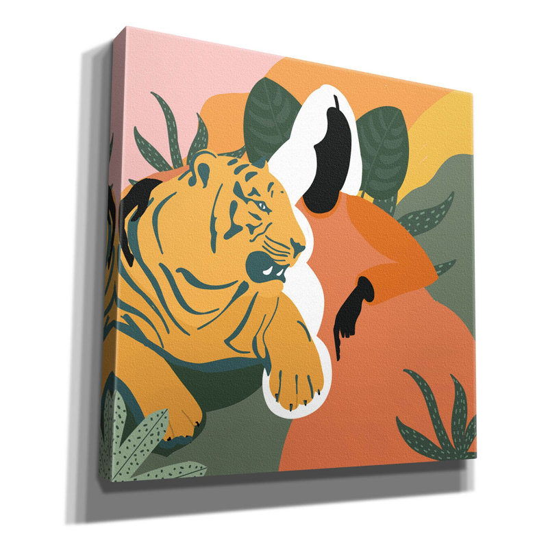 «Epic Graffiti», «Mère Nature 4» par l'Arctique, art mural sur toile, H 26 po x l 26 po