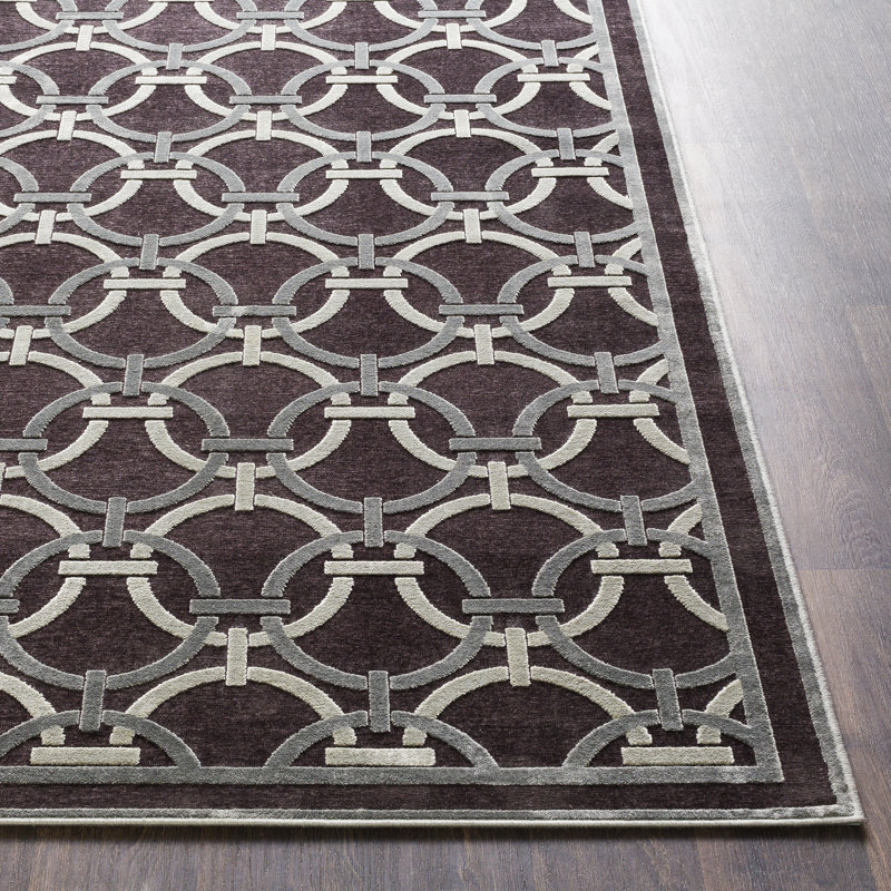 Chenille Geometric Indoor Rug, Rectangle 2'2" x 3'