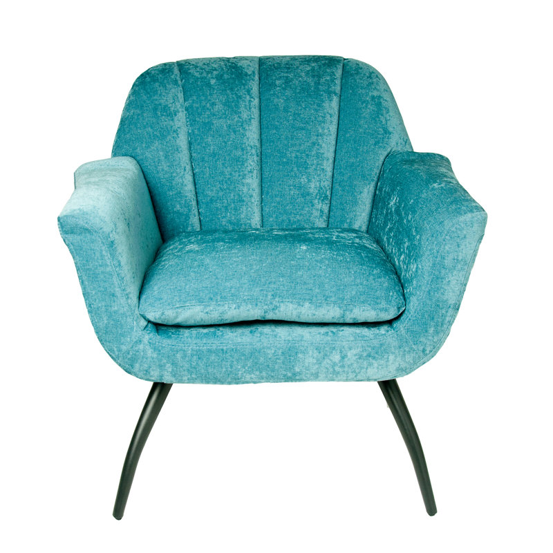 Birta Upholstered Armchair, Blue
