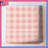 Pink Beige Gingham Quilted Bedspread All Sizes-126174750
