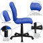 Mid-Back Quilted Vinyl Swivel Task Office Chair-1225113997-1225114006