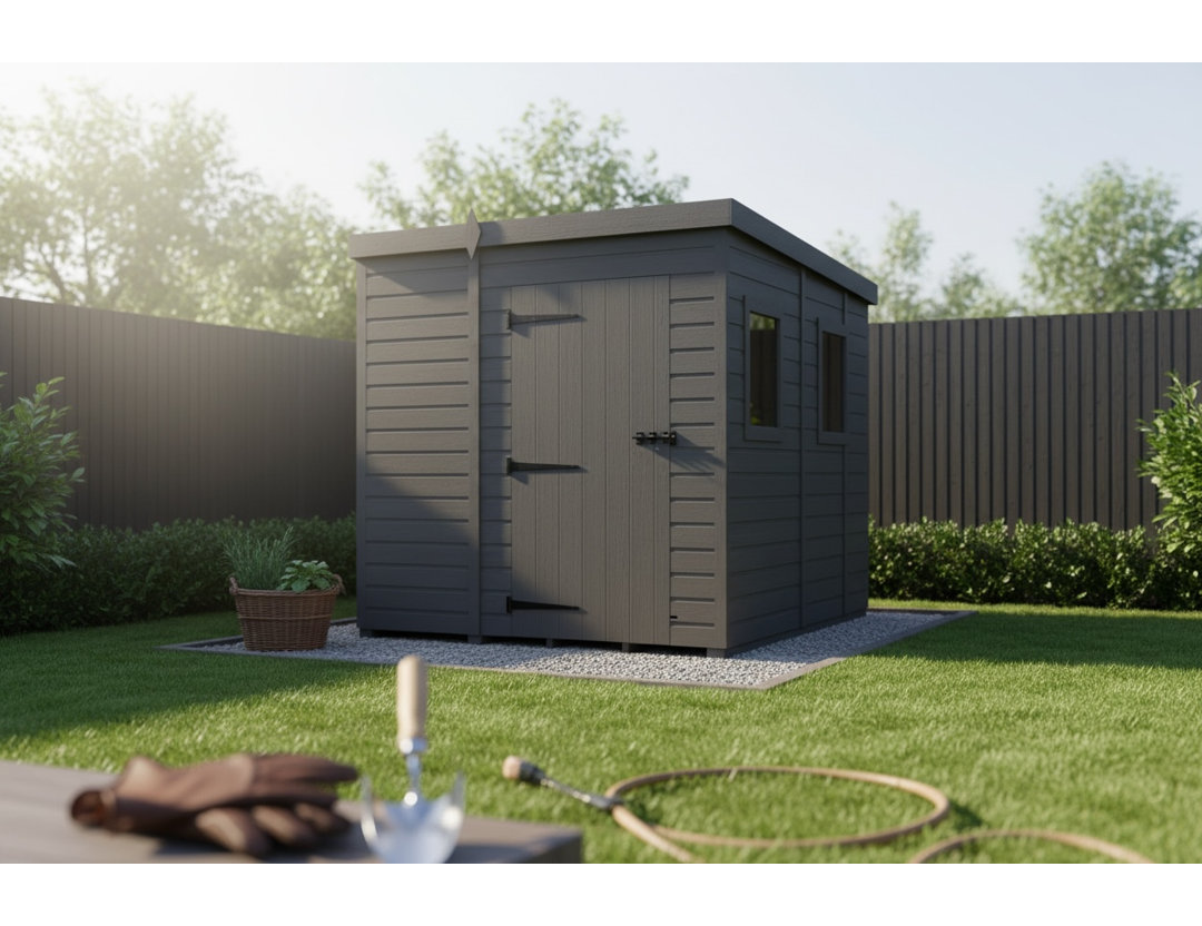 6x9 Pent Composite Shed