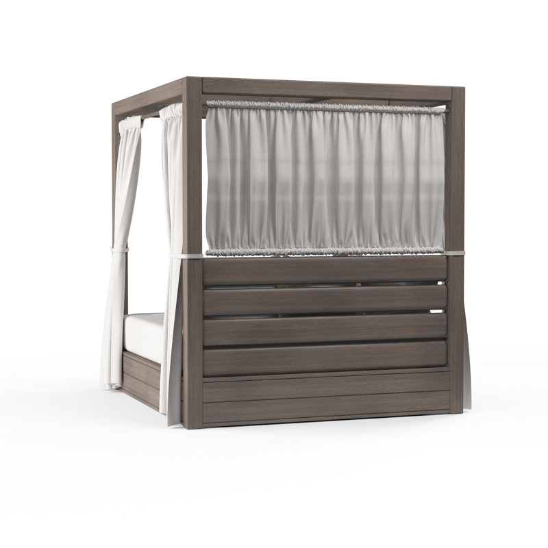 Laguna Outdoor 2 - Seat Patio Daybed, Canvas Skyline Sunbrella®, Brown