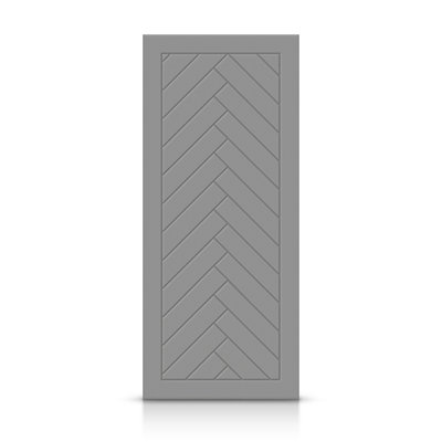 Porte standard à panneaux en bois manufacturé
