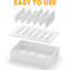 Station de recharge en bambou pour plusieurs appareils, compatible avec plusieurs ordinateurs portables, tablettes et iPads, support de charge pour table de chevet, blanc.-134648363