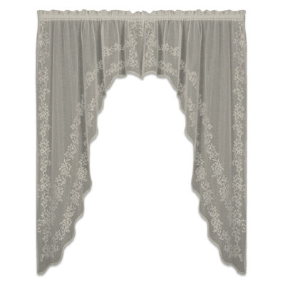 Sheer Divine Swag 63" Window Valance