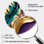 Mauve, vert et or, "Bold Strokes III", décoration murale asymétrique abstraite en métal, impression d'art en métal mauve-105755235