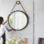 Miroir rond suspendu tendance