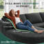 3 Seater Fabric Corner Sofa-128842366-133392890