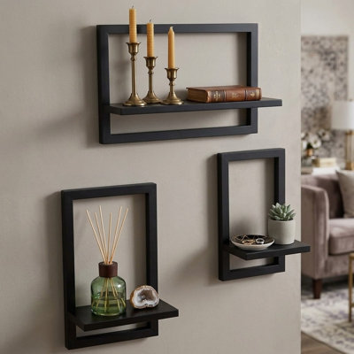 Solid Wood Floating Shelf