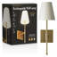 Applique murale rechargeable Bell + Howell avec abat-jour en tissu et fonctions à intensité variable-128517701