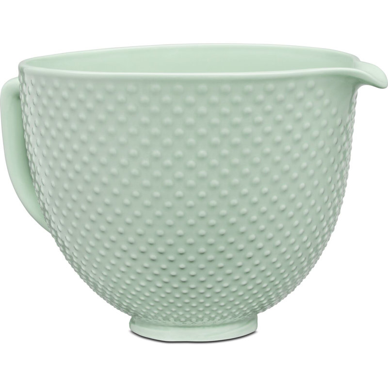 Bol en céramique de 5 pintes KitchenAid pour mélangeurs sur socle inclinables en goutte de rosée, Goutte de rosée