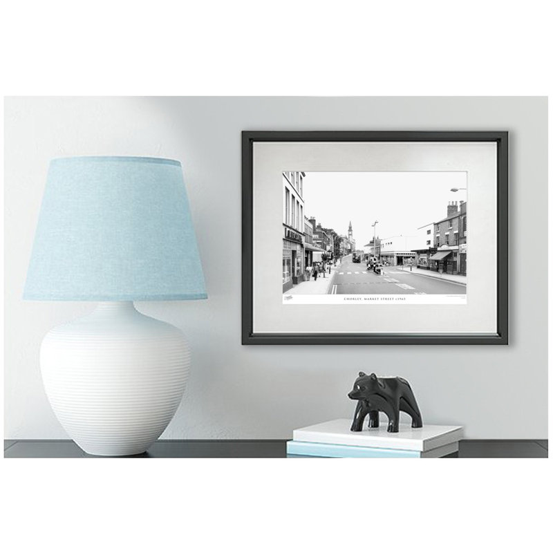 Chorley, Market Street C1965 - Single Picture Frame Print, 40cm H x 50cm W x 2.3cm D