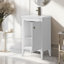 Ensemble de meuble-lavabo sur pied lavabo simple 24 po avec plateau en céramique blanche-105208973-119711649-105208961