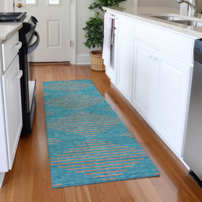 Premium Machine Washable Jahnke AMF1017 Geometric Rug