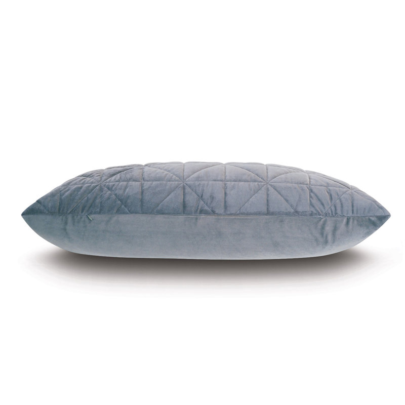 Nova Quilted Velvet Sham, Heather, King