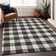 Premium Machine Washable Prisco Black Rug