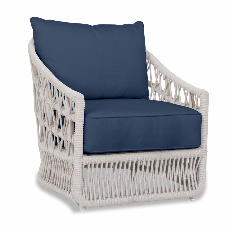 Dana Rope Club Chair, Echo Midnight Sunbrella®