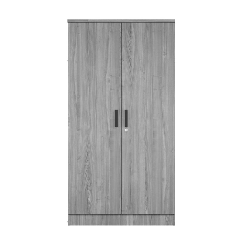 Armoire en bois manufacturé Schriver Harmony, gris