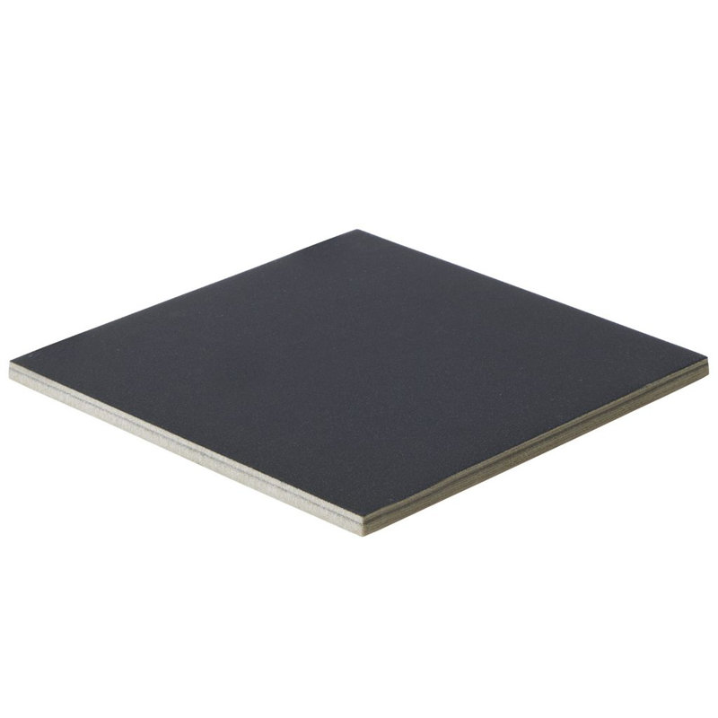 Elements 8" x 8" Porcelain Wall & Floor Tile, Black