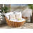 Otranto 152cm Wide Outdoor Patio Daybed with Cushions