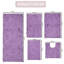 Ensemble de tapis de bain antidérapants multiples 100% coton-1709257417