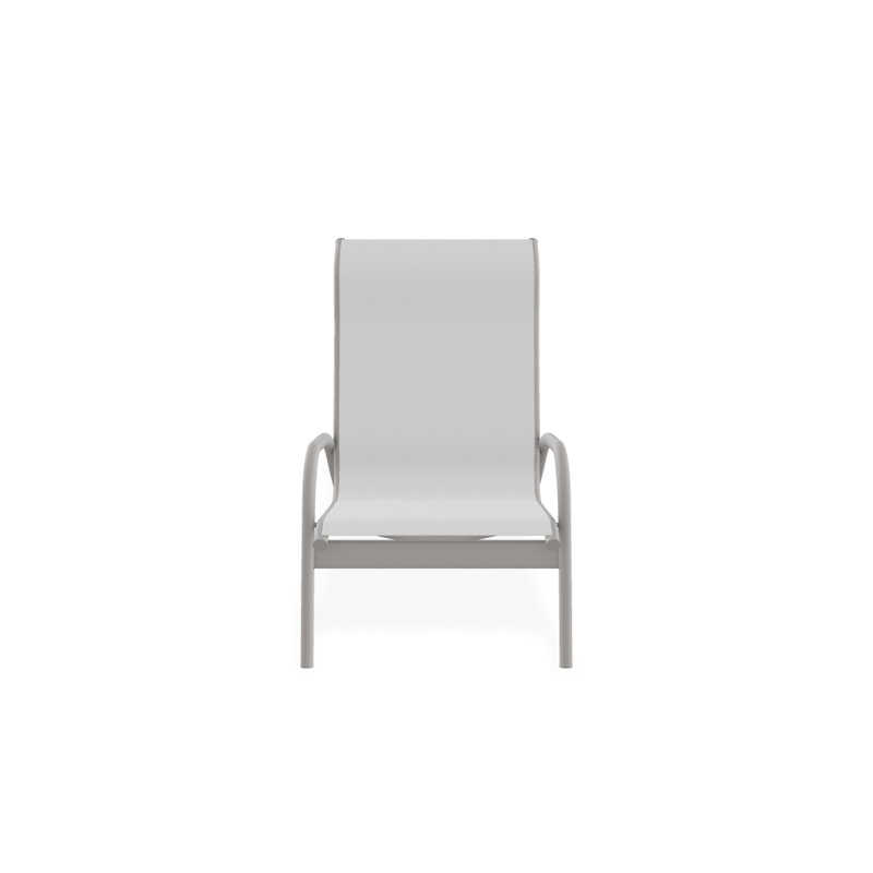 Gardenella Patio Chair, White, Warm Gray