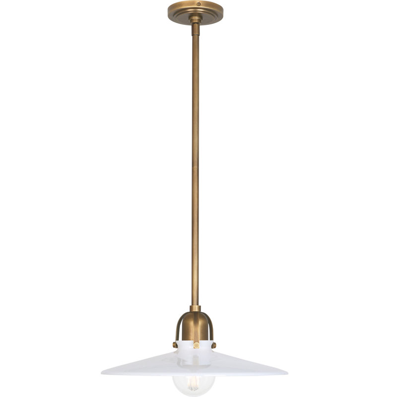 Arial 1 - Light Pendant, Warm Brass