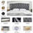 Camelback Diamond Tufted Upholstered Panel Headboard-1962299511-1962771883