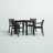 Quadis 4 - Person Patio Dining Set with Square Table-1606078131