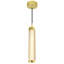 Luminaire suspendu DEL 3 pouces intégré, finition or satiné - Luminaire suspendu moderne et mince pour la cuisine, le bar ou le couloir-1051598646