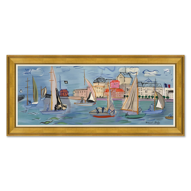 The Regattas By Raoul Dufy Print by Raoul Dufy