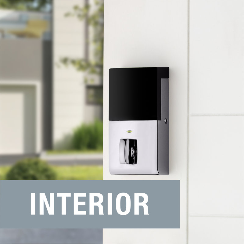 Single Cylinder Smart Deadbolt Z-Wave Technology, Polished Chrome
